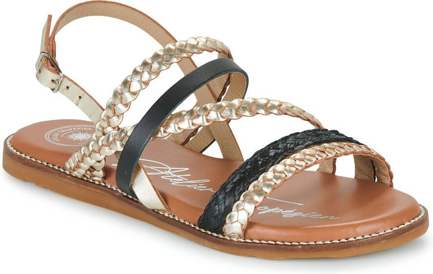 L'Atelier Tropézien Sandalen SH306-BLACK