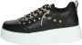 Laura Biagiotti Zwarte Polyester Sneaker Black Dames - Thumbnail 2