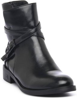 Laura Biagiotti Enkellaarzen NUBUK BLK