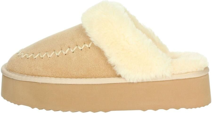 Laura Biagiotti Bont Slide Sandalen Beige Contrast Details - Foto 2