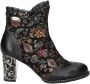 Laura Vita Ledao 14 260.90.730 Dames Enkellaarsjes Zwart - Thumbnail 2