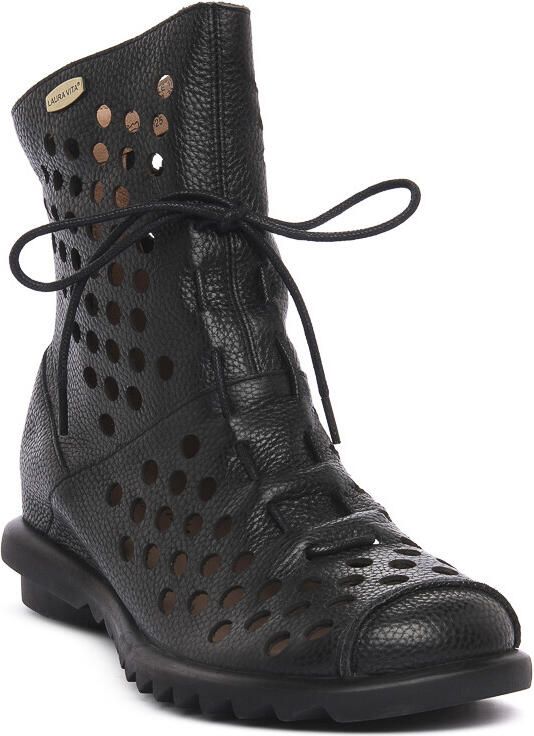 Laura vita Enkellaarzen NOIR 11 CYRIELLE ROUGE