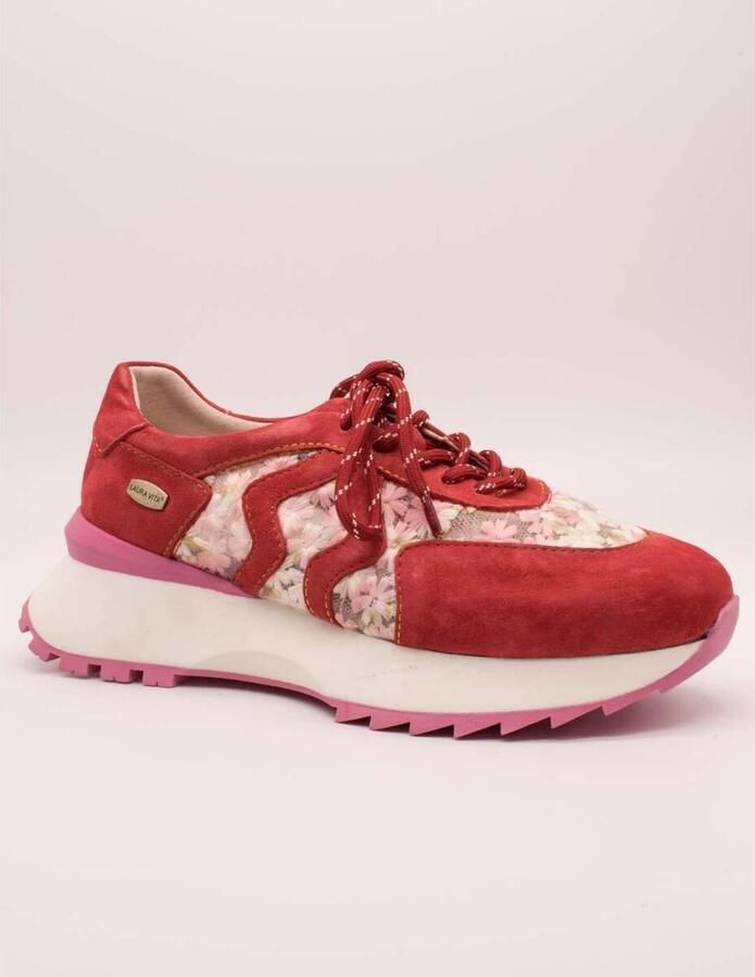 Laura vita Lage Sneakers Tellao 18 Rouge