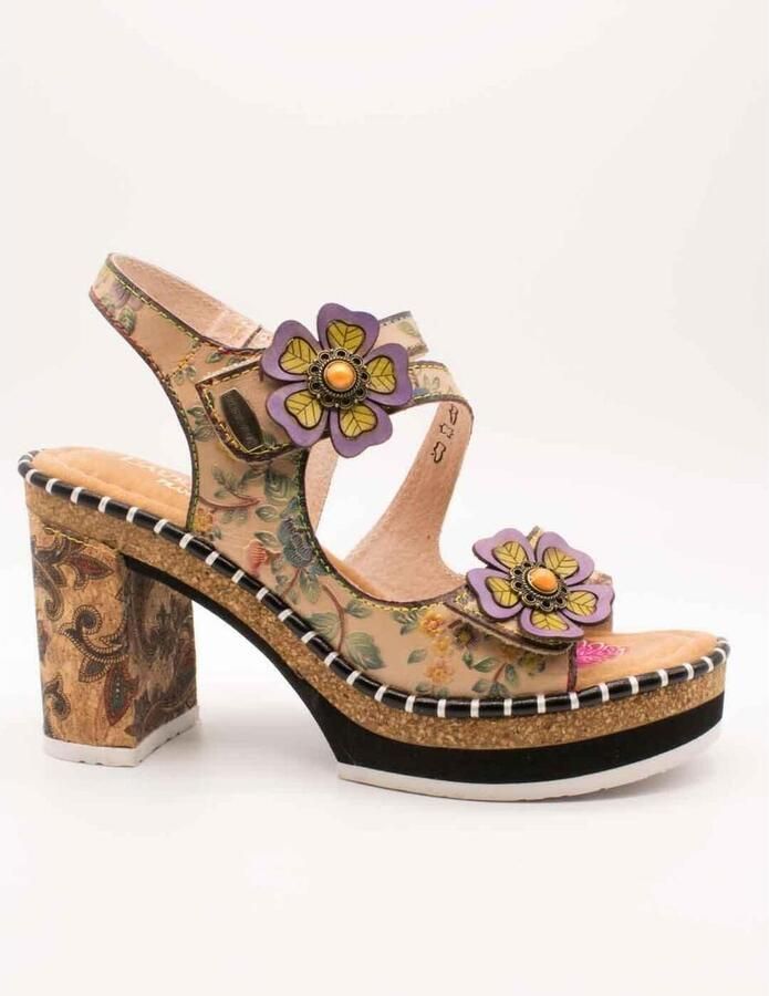 Laura Vita NAOMIO 16 Beige dames sandalen gekleed beige - Foto 5