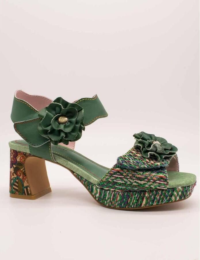 Laura vita Sandalen met hakken Theao 07 Vert