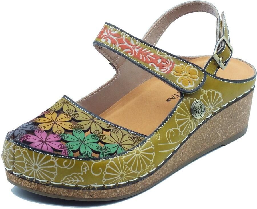Laura vita Sandalen met sleehak 0004133 Facscineo