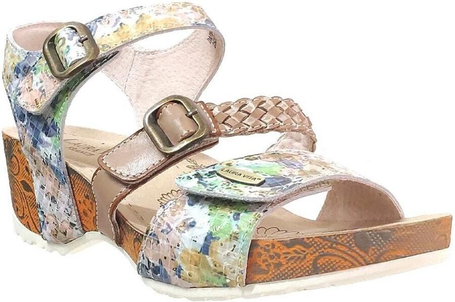 Laura vita Sandalen met sleehak daphneo 02