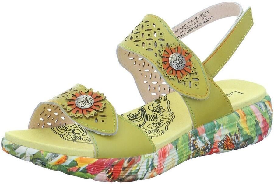 Laura vita Sandalen met sleehak