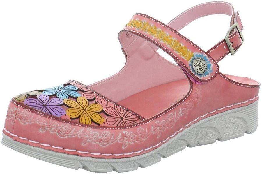 Laura vita Sandalen met sleehak