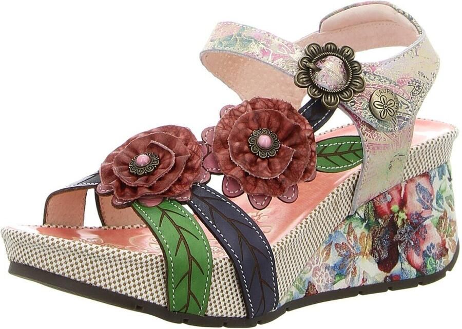 Laura vita Sandalen met sleehak