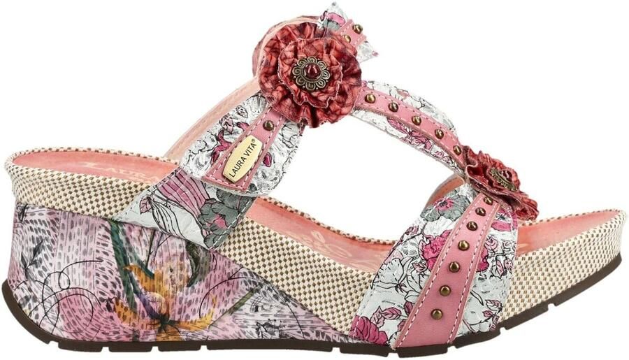 Laura vita Sandalen met sleehak Muiltjes