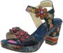 Laura Vita NELLAO 05 Jeans dames sandalen gekleed blauw - Thumbnail 4