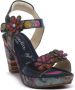 Laura Vita NELLAO 05 Jeans dames sandalen gekleed blauw - Thumbnail 2