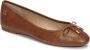 Lauren Ralph Lauren Loafers & ballerina schoenen Jayna Flats Casual in bruin - Thumbnail 1