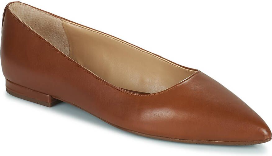 Lauren Ralph Lauren Loafers & ballerina schoenen Londyn Flats Ballet in bruin