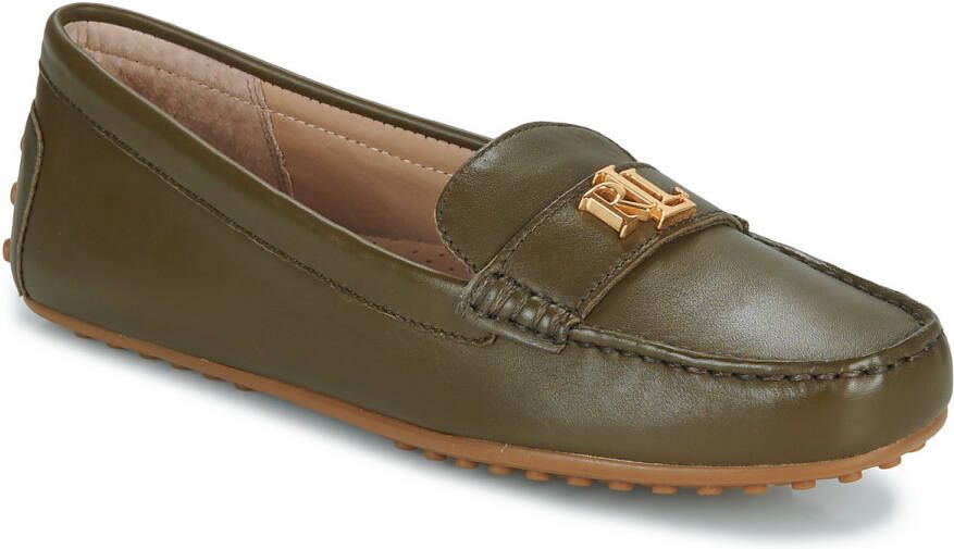 Lauren Ralph Lauren Loafers & ballerina schoenen Barnsbury Flats Driver in groen