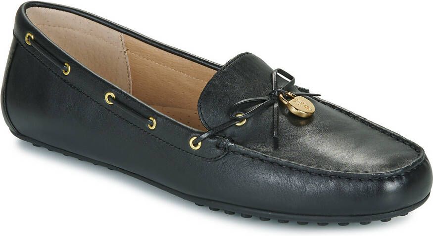 Lauren Ralph Lauren Loafers van leer met labelapplicatie model 'WYLIE'