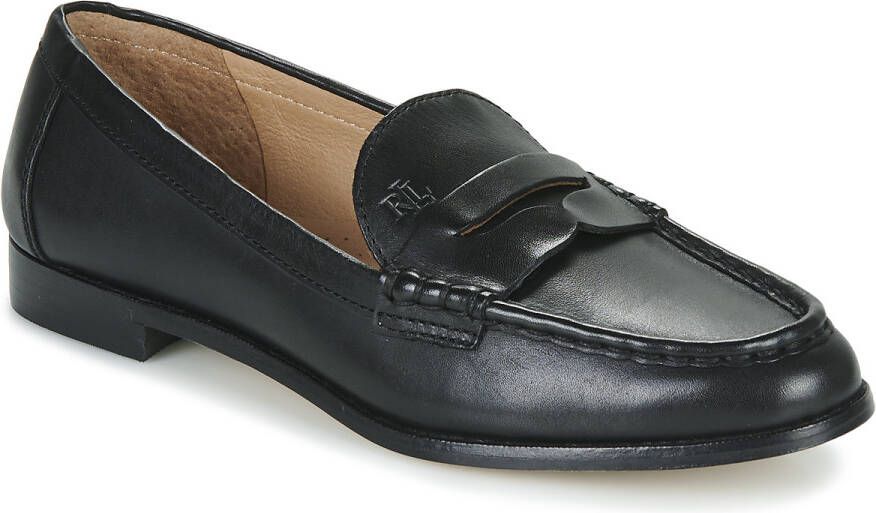 Lauren Ralph Lauren Loafers & ballerina schoenen Wynnie Flats Loafer in zwart