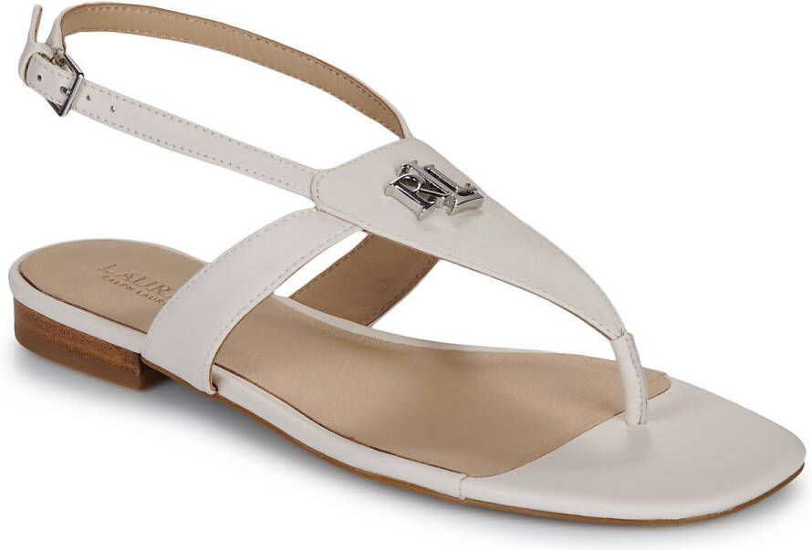 Lauren Ralph Lauren Sandalen Everley Sandals Flat Sandal in crème