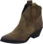 Lazamani Gigi Dames Enkellaarsjes Suede Green - Thumbnail 2