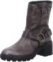 Lazamani Vintage Biker boots zilver Leer Dames - Thumbnail 9