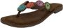 Lazamani Maritza Dames Sandalen Leer Tan - Thumbnail 3