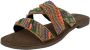 Lazamani Slipper bandjes koraal lila Kleur Multi) - Thumbnail 3