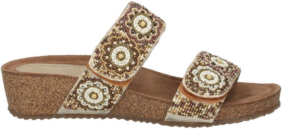 Lazamani Mary Dames Slippers Beige - Foto 2