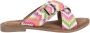 Lazamani Mia Raffia Dames Slippers Pink - Thumbnail 3