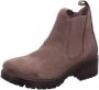 Lazamani Dames Chelsea Boots 68.001 Taupe | Taupe | Nubuck - Thumbnail 2