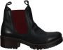 Lazamani Dames Chelsea Boots 68.002 Black-Red - Thumbnail 4