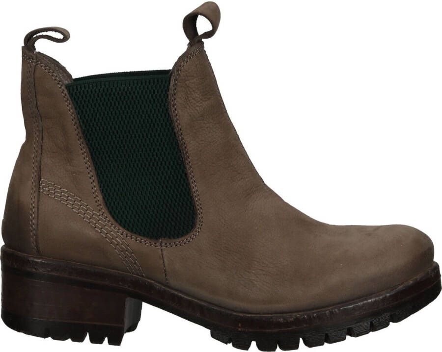 Lazamani Dames Chelsea Boots 68.002 Taupe-Green