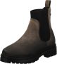 Lazamani Beau Dames Chelsea Boots Suede Fango - Thumbnail 2