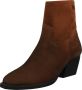 Laza i Western enkellaarsje met vervaagde kleur en puntige neus Brown - Thumbnail 6