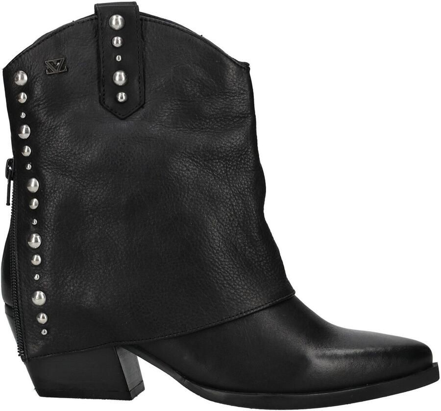 Lazamani Yara Dames Sleeve Boots Leer Black