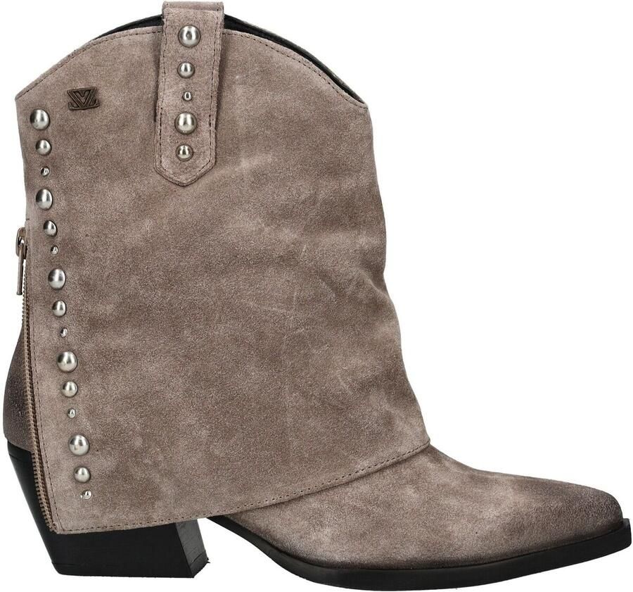 Lazamani Yara sleeve Enkellaarsjes Dames Taupe