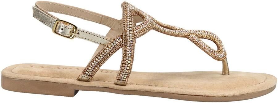 Lazamani Luus Dames Sandalen Leer Gold - Foto 2