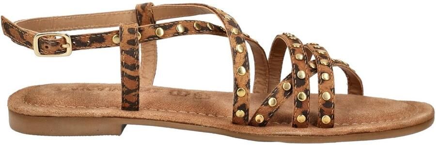 Lazamani Tova Dames Sandalen Suede Leopard - Foto 8