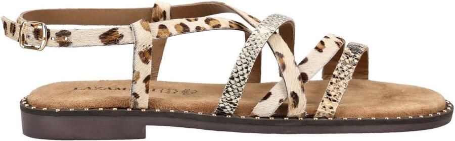 Lazamani Platte sandalen YUNA MULTI