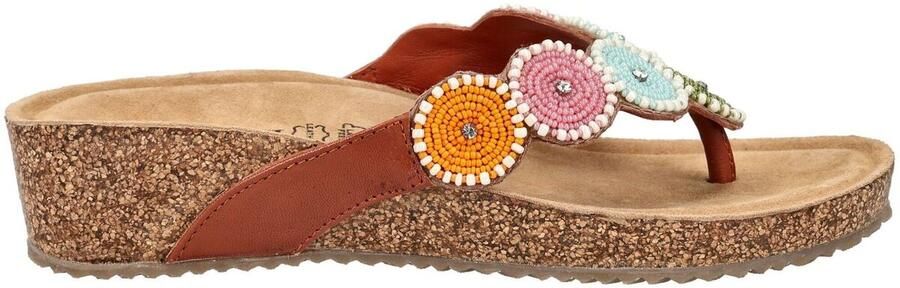 Lazamani Mare Dames Teenslippers Leer Multi - Foto 2