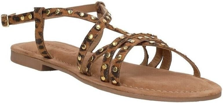 Lazamani Tova Dames Sandalen Suede Leopard - Foto 9