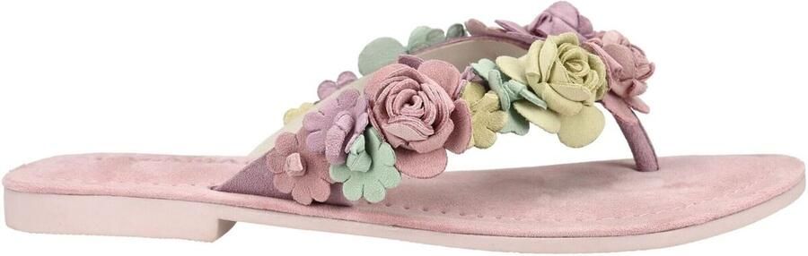 Lazamani Teenslippers Muiltjes CATHELIJNE MULTI FLOWER