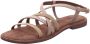 Lazamani Zuri Dames Sandalen Gold - Thumbnail 3