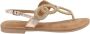 Lazamani Kate Leren Dames Sandalen Peach - Thumbnail 2