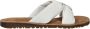 Lazamani Edita Dames Slippers Leer White - Thumbnail 2