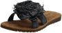 Lazamani Zinnia Dames Slippers Leer Black - Thumbnail 2