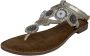 Lazamani Harper Leren Dames Sandalen Off-White - Thumbnail 2