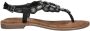 Lazamani Maritza Dames Sandalen Leer Black - Thumbnail 2