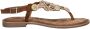 Lazamani Maritza Dames Sandalen Leer Tan - Thumbnail 3