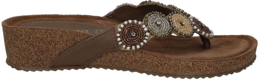 Lazamani Dames Slippers 75.455 Beige | Beige | 75.455 Beige - Foto 8